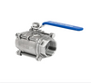 3PC Stainless Steel Threaded Ball Valve