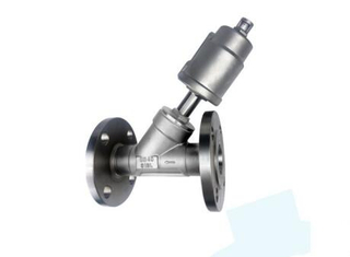 Stainless steel pneumatic Flange angle seat valve